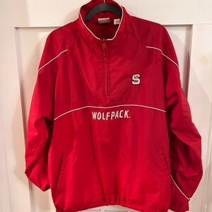 Vintage Red oak N.C. State Wolfpack Windbreaker jacket Medium men’s